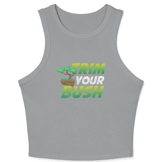 Bonsai Tree Asia Relaxation Plant Crop Tank Top