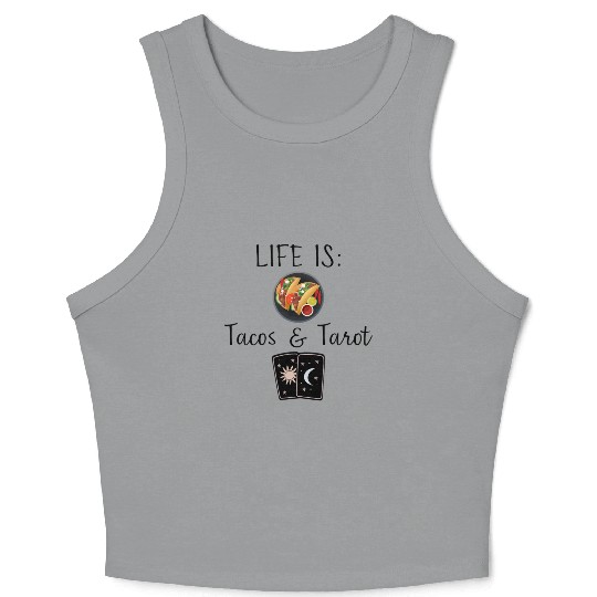Give Me Tacos Tarot Crop Tank Top
