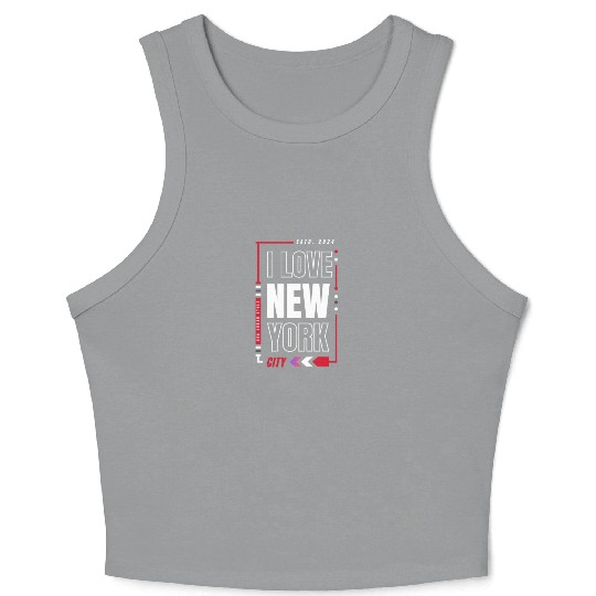 T ShirtI love new york Crop Tank Top