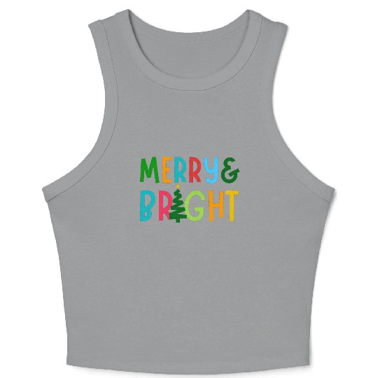 Merry and Bright Crop Tank Top