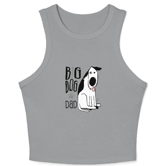 Big Dog Dad Crop Tank Top