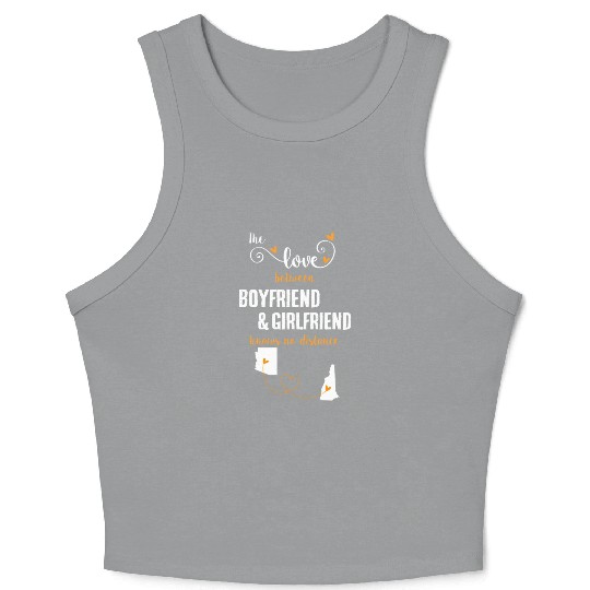 Love Between BF And GF Arizonna To New Hampshire Crop Tank Top