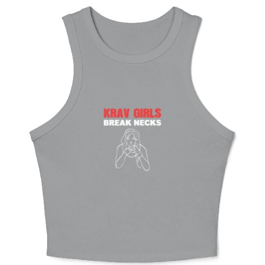 Break Necks Joker or Funny Athlete Gift Crop Tank Top