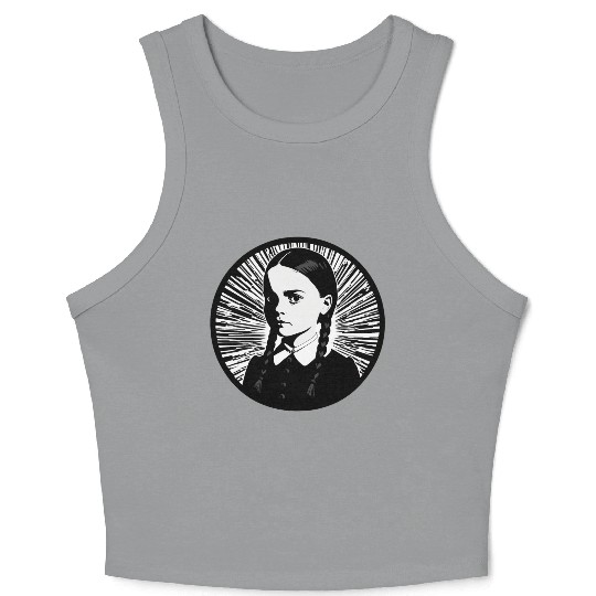 Wednesday Addams Crop Tank Top