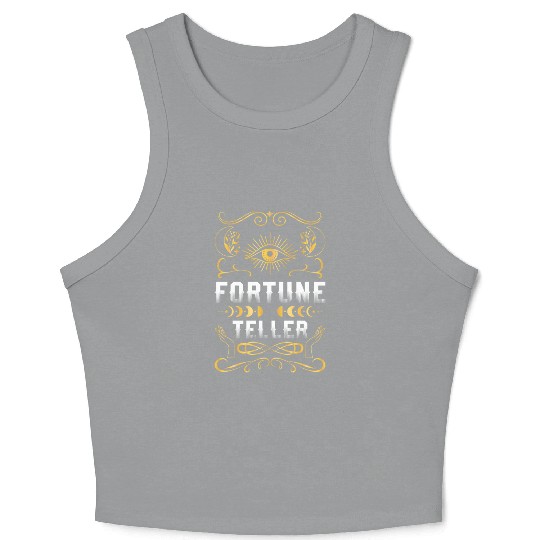 Psychic Astrologer Magic Signs Crop Tank Top