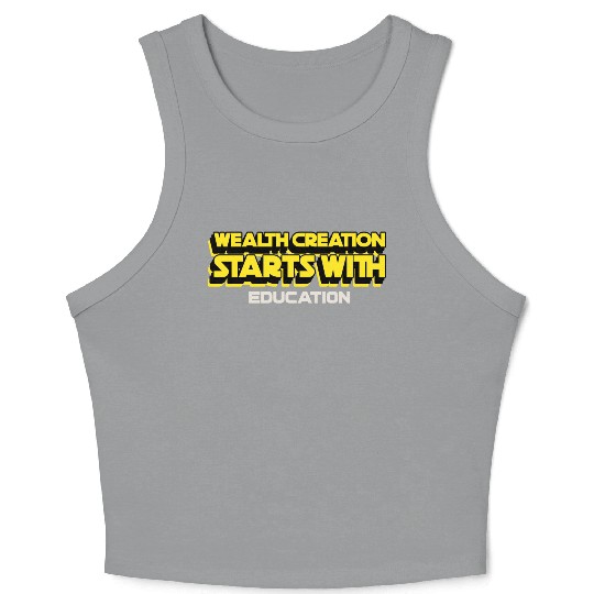Dress for Success, Financial Education Edition T-s Crop Tank Top