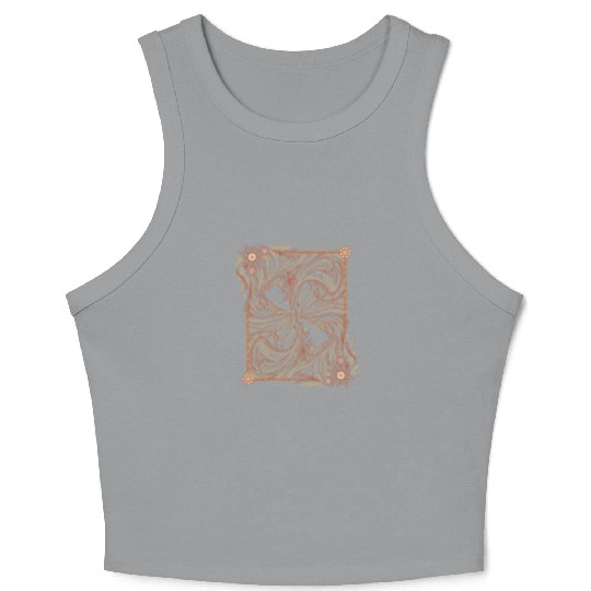 Gemini Steampunk Symmetry Crop Tank Top