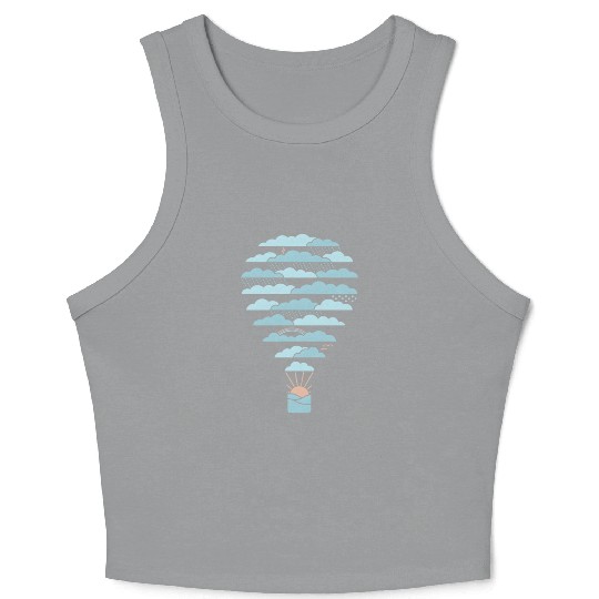 Weather Balloon Crop Tank Top