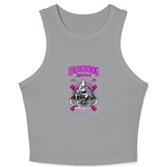 underdog fight back #1 Crop Tank Top