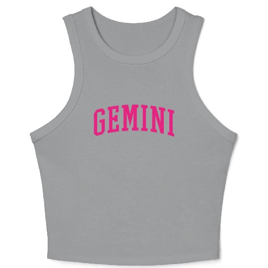 K Varsity Gemini Crop Tank Top