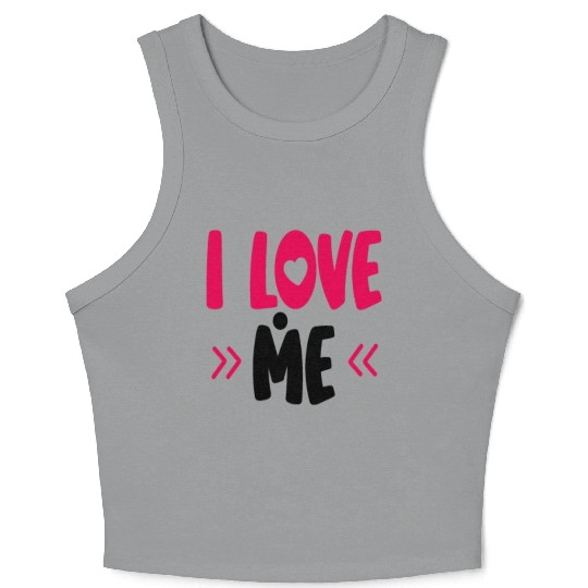 I Love Me Crop Tank Top