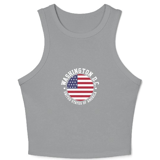 Washington Dc Crop Tank Top
