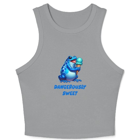 Poison dart frog Crop Tank Top