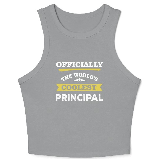 The World's Coolest Principal Crop Tank Top