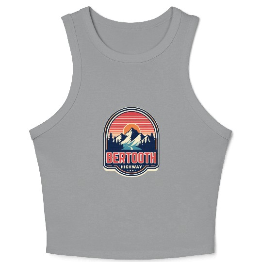 Beartooth Highway US 212 Crop Tank Top