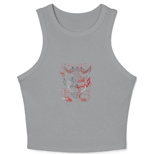 Oni cyberpunk Crop Tank Top