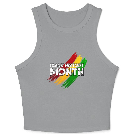 Black History Month, African American Leaders Crop Tank Top