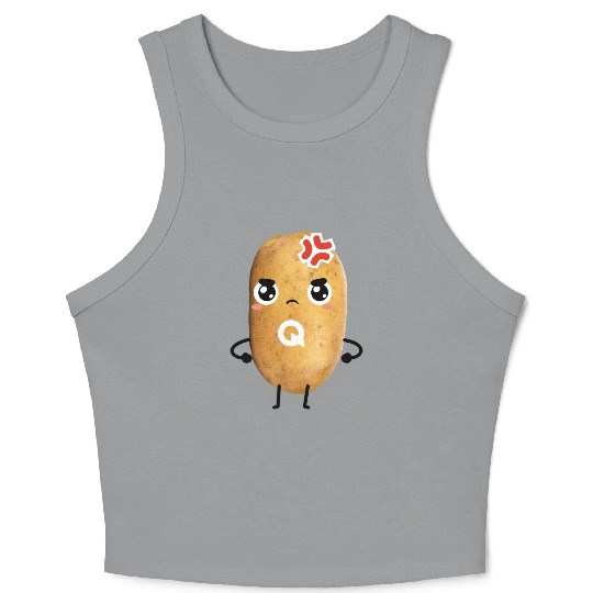 Grumpy QUARTY Crop Tank Top