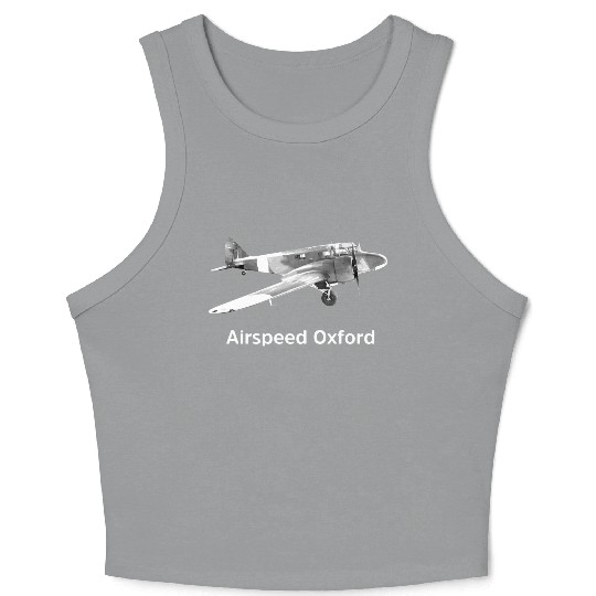 Airspeed Oxford Training aircraft Crop Tank Top