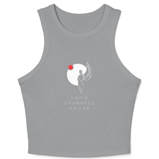 God's Drunkest Driver Crop Tank Top