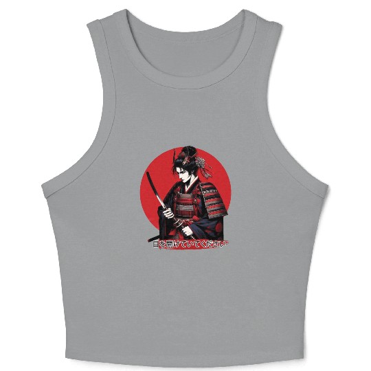 Samurai Warrior Crop Tank Top