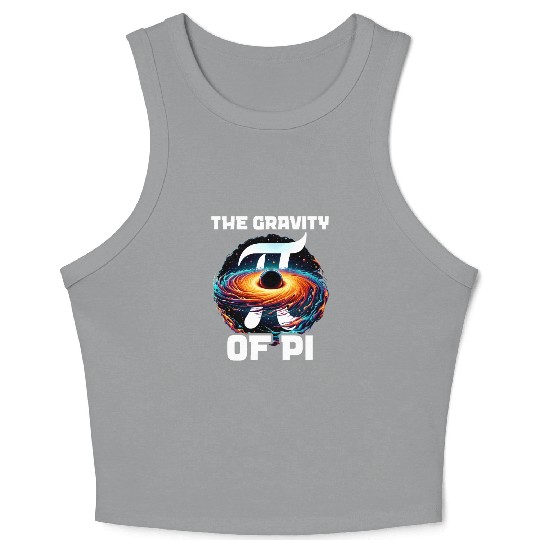 Funny Pi Day 2024 3,14 Pi Number Symbol Math Crop Tank Top