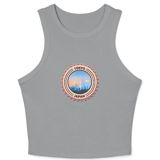 Tokyo Forever Traveler And Nature Lover Gift Crop Tank Top