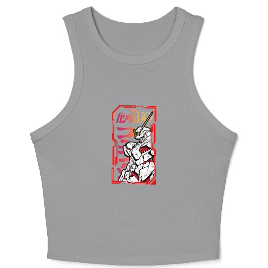 Gundam unicorn Crop Tank Top