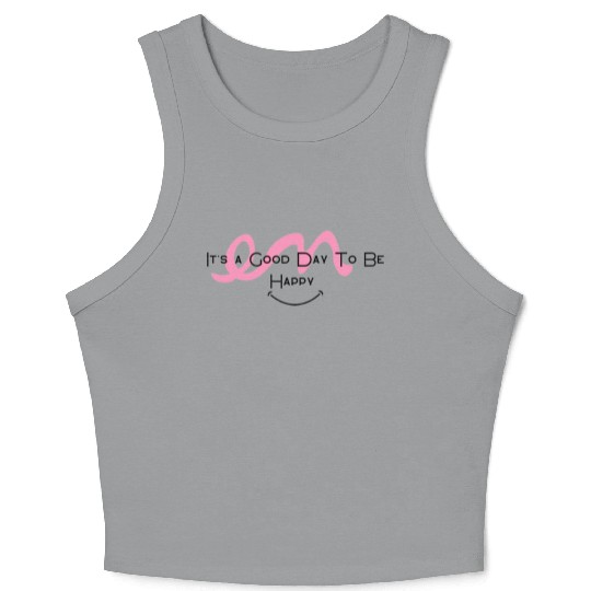 Sunrise Motivational Quote Crop Tank Top