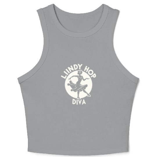 Lindy Hop Dancer Embraces Swing Dance Moves in Crop Tank Top