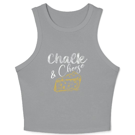 Chalk and Cheese Crop Tank Top