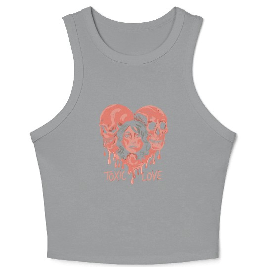 Toxic Love Valentine Couple Crop Tank Top