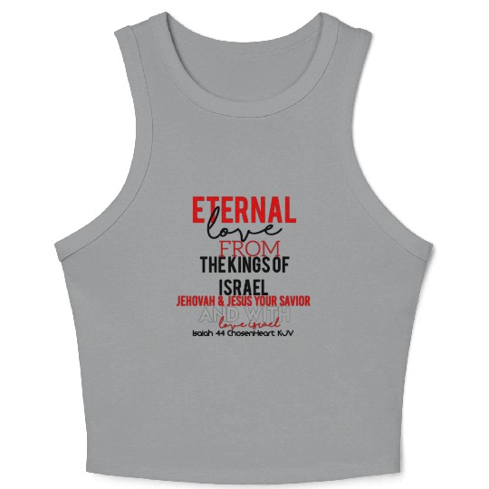 CHOSENHEART ETERNAL LOVE From Israel Crop Tank Top