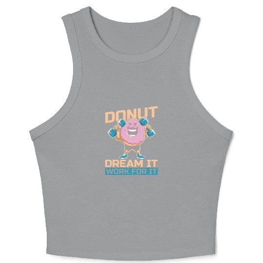 Fitness Donut Donut Gym Crop Tank Top
