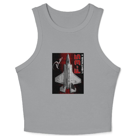 Lockheed Martin F-35 Lightning II Crop Tank Top