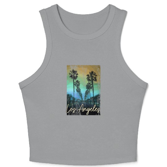 Los Angeles California LA Gift Crop Tank Top