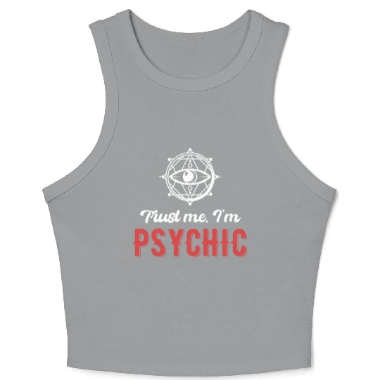 Trust Me, I'm Psychic Celestial Card Decks Crop Tank Top