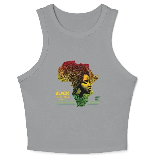 Black History Month - Shades of Legacy Crop Tank Top