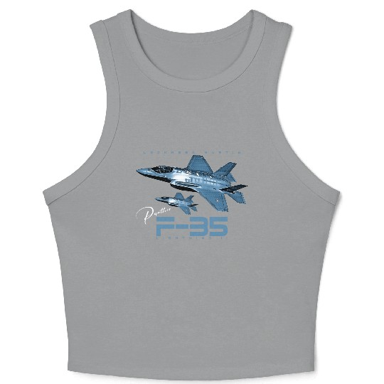 Lockheed Martin F-35 Lightning II Crop Tank Top