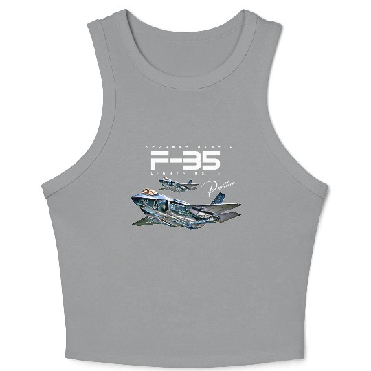 Lockheed Martin F-35 Lightning II Crop Tank Top