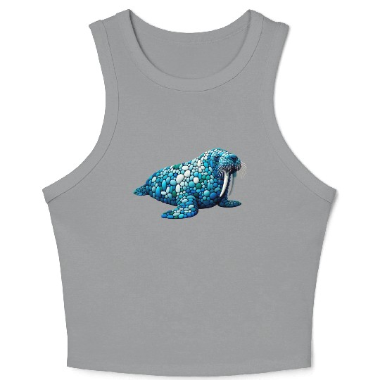 Serene Seas Walrus Crop Tank Top