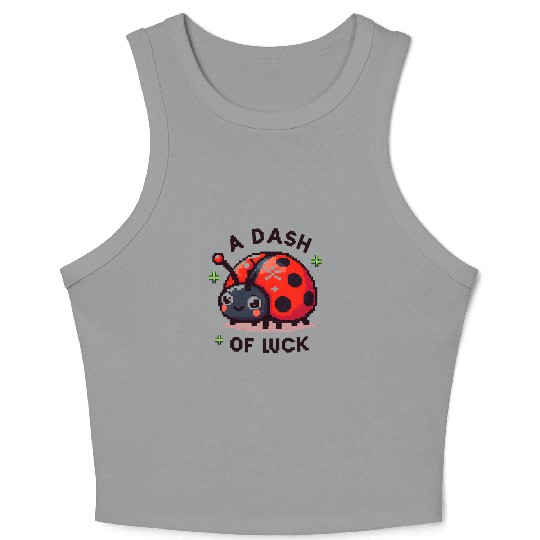 Ladybug: A dash of luck Crop Tank Top