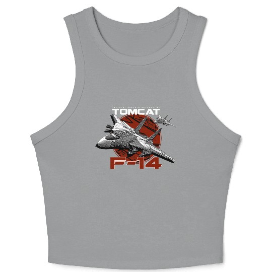F-14 Tomcat Fighterjet Crop Tank Top