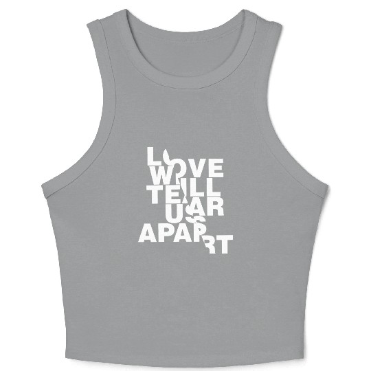 Love Will Tear Us Apart Crop Tank Top