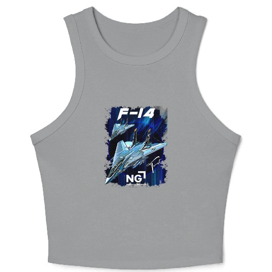 F-14 Tomcat Fighterjet Crop Tank Top