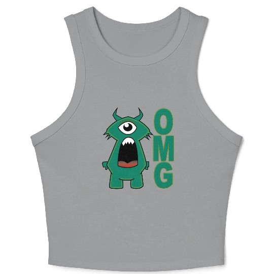 OMG Monster Crop Tank Top