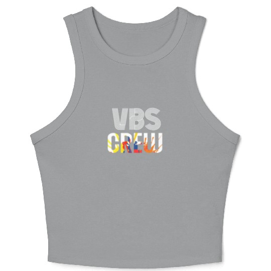 VBS Colorful Bible Vacation School Love Crop Tank Top