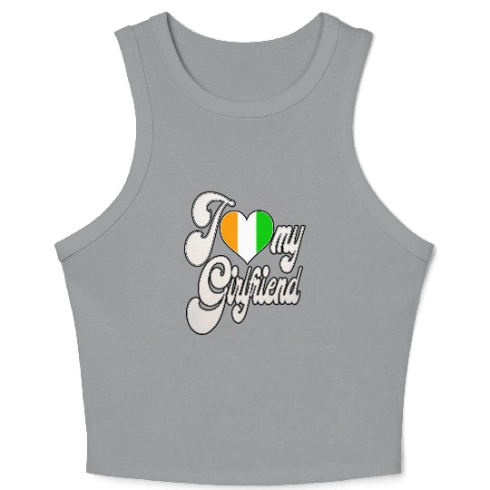 IvoryI Love My Ivorian Girlfriend Crop Tank Top