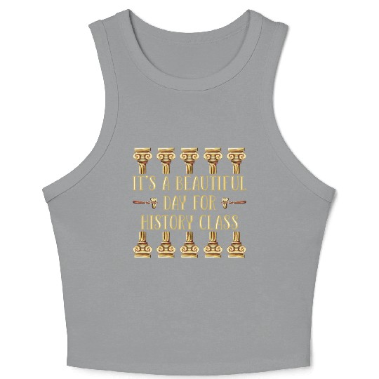 History Teacher Crop Tank Top