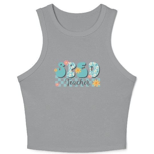 SPED Teacher Crop Tank Top